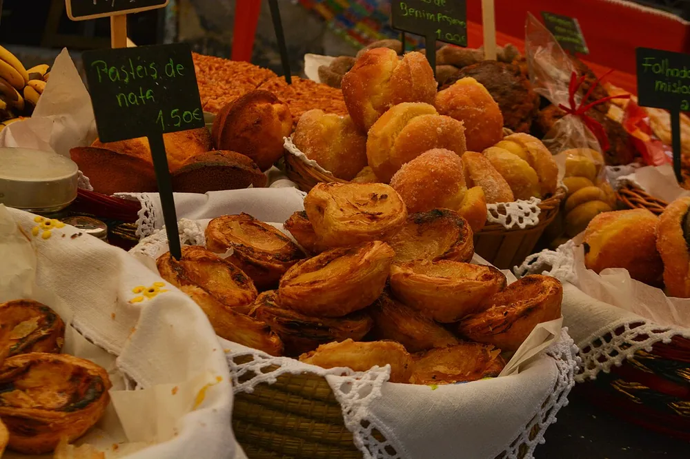 Pasteis de nata at Pasteis de Belem in Lisbon