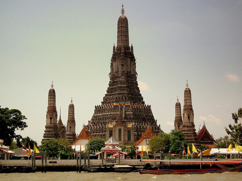 Wat Arun on the Chao Phraya river in Bangkok