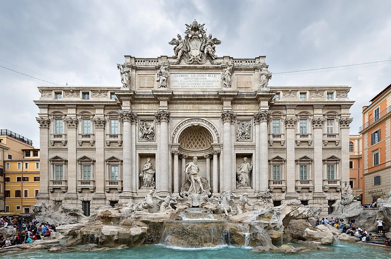 The Trevi Fountain in Rome