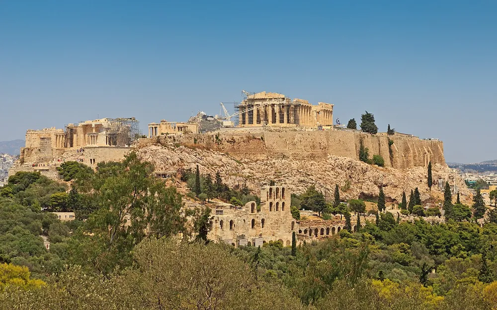 The Acropolis seen from Filopappou hill