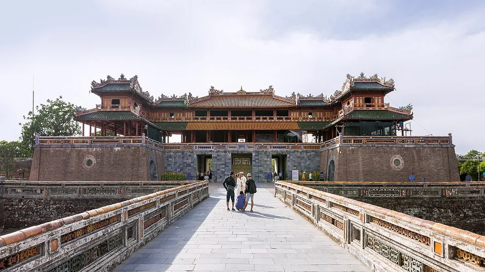 The Meridian Gate of the Imperial City at Hue